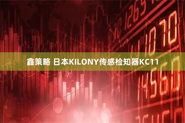 鑫策略 日本KILONY传感检知器KC11